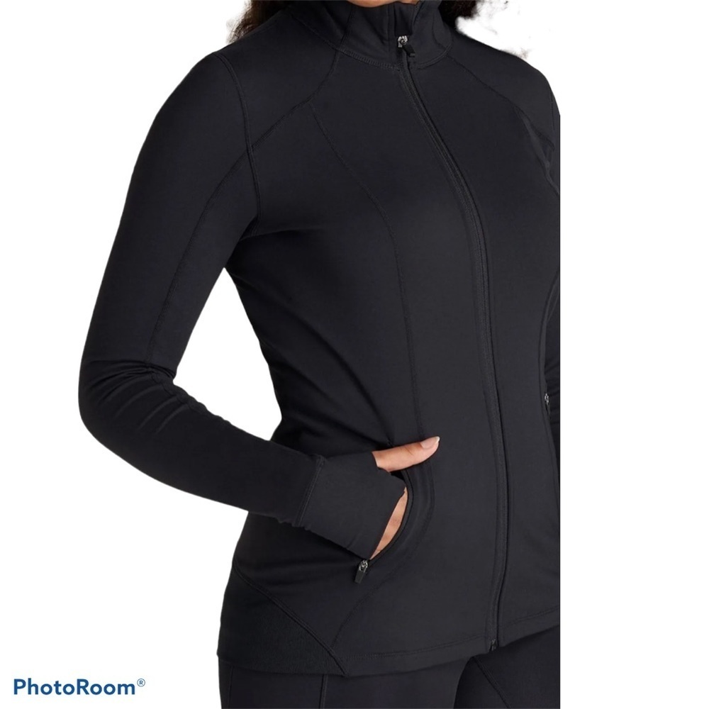 RYU black running zip  only sweatshirt Sz S